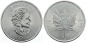 Preview: Kanada 5 Dollars 2022 Maple Leaf - 1 Unze Feinsilber